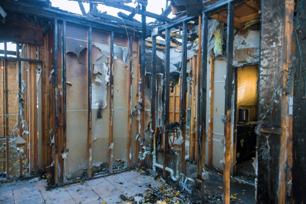Professional Fire Damage Removal technician working in Somerset, WI
